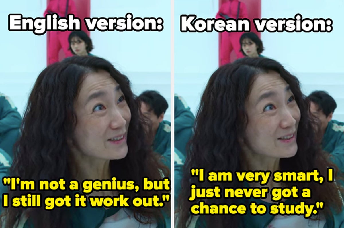 Squid Game" English Subtitles Are Mistranslated