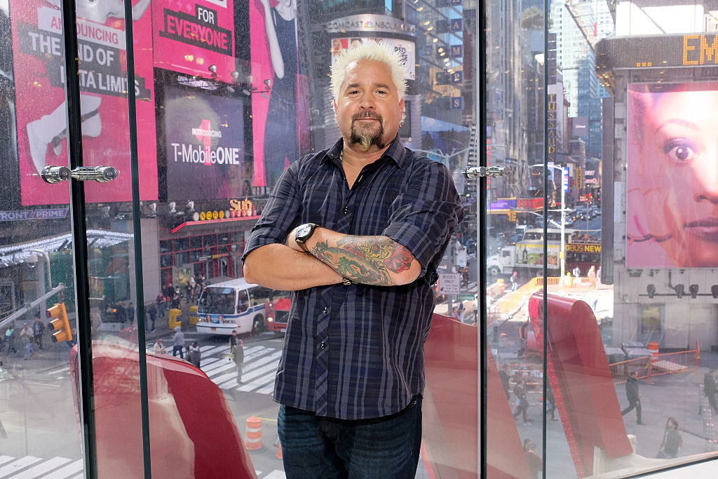 Guy Fieri visits &quot;Extra&quot; at their New York studios