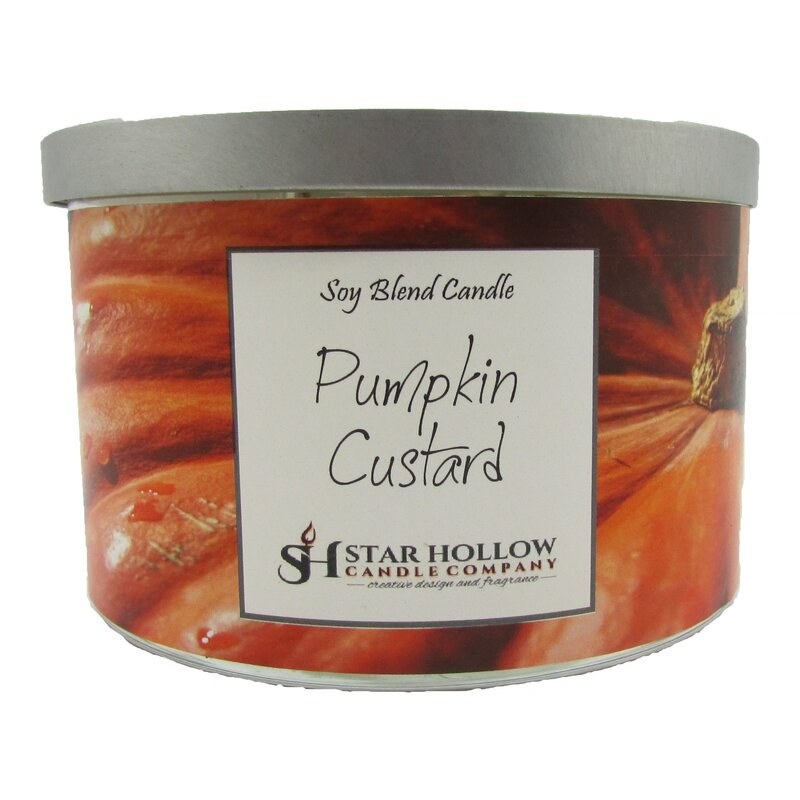 pumpkin custard soy blend candle