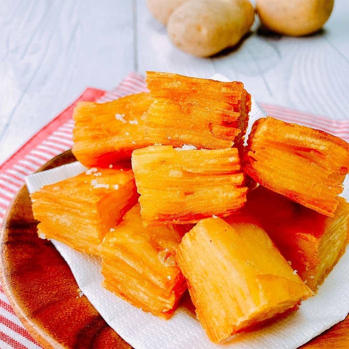 無限に続くカリカリ食感 材料3つ 進化系ポテチ