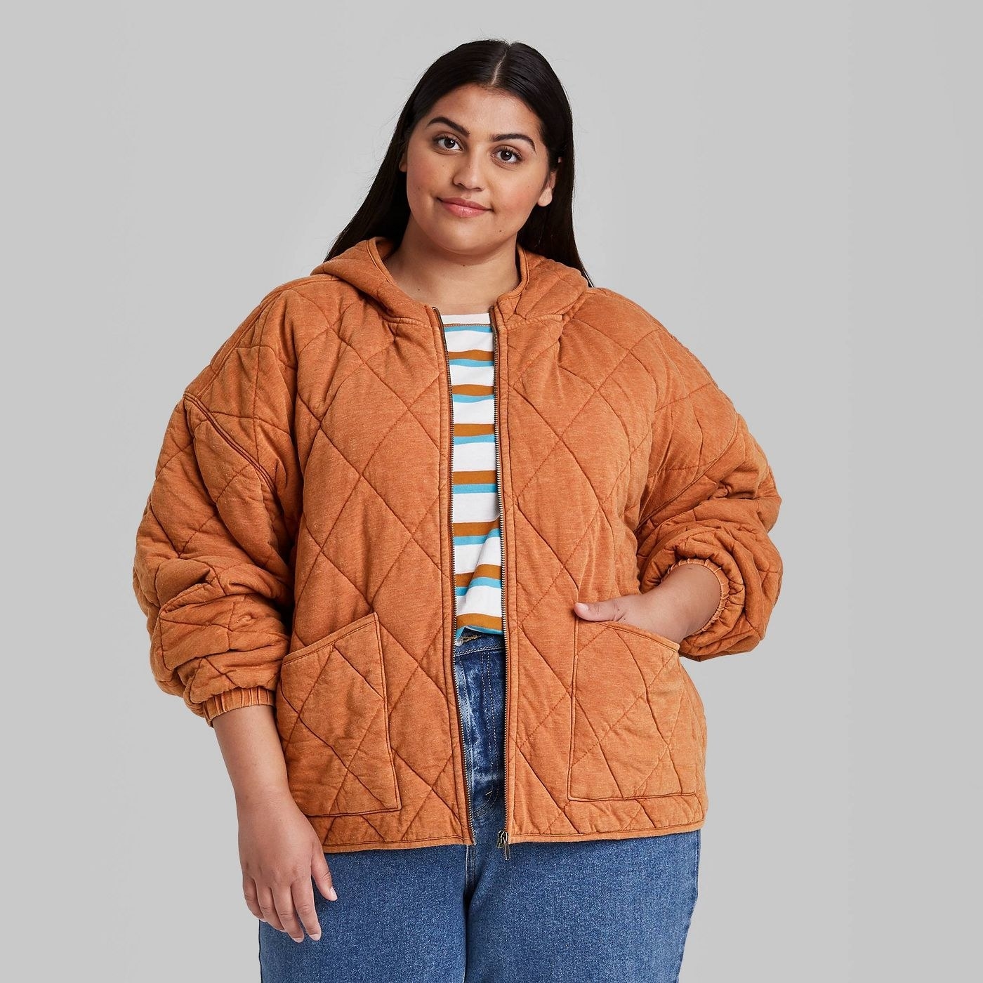 target brown puffer jacket