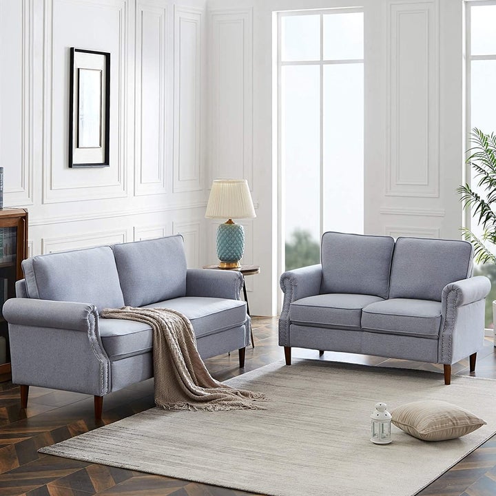 24 Sofa And Loveseat Sets Under $1000 That Are So Comfy