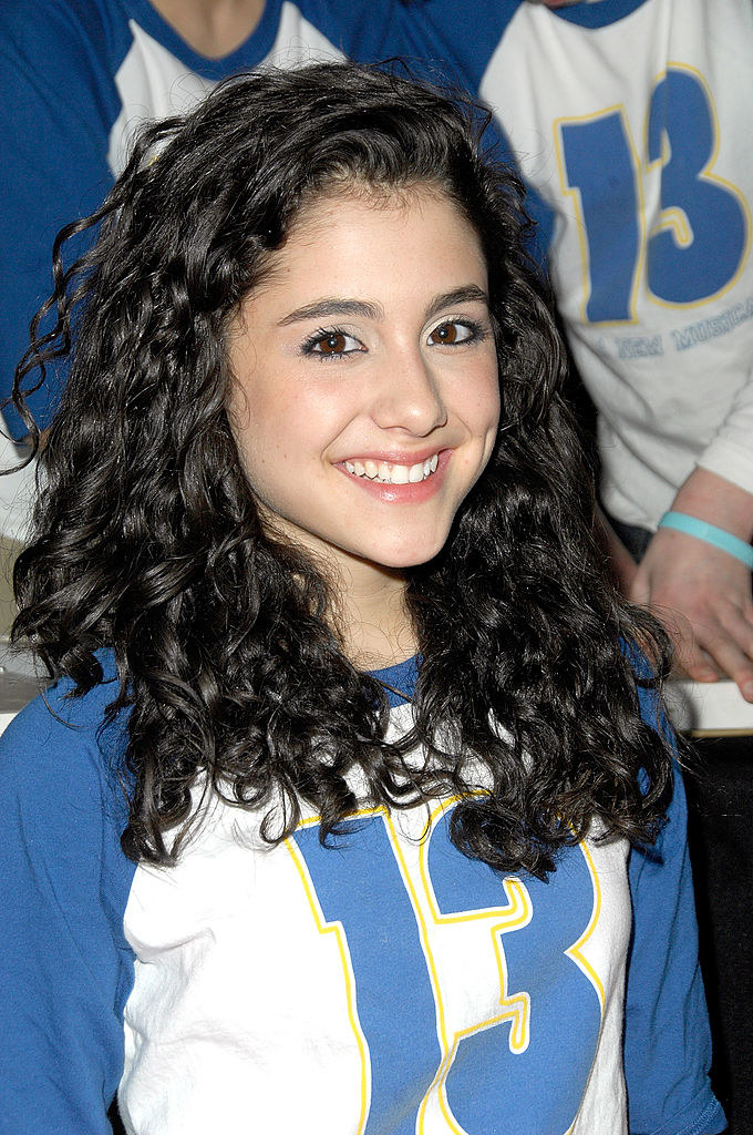 A young Ariana smiling