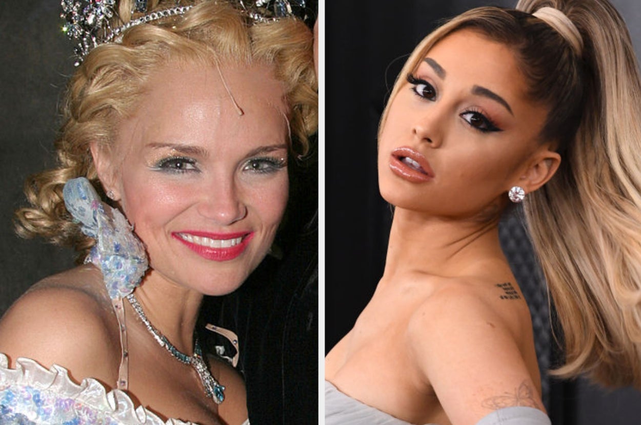 Kristin Chenoweth wicked and Ariana Grande