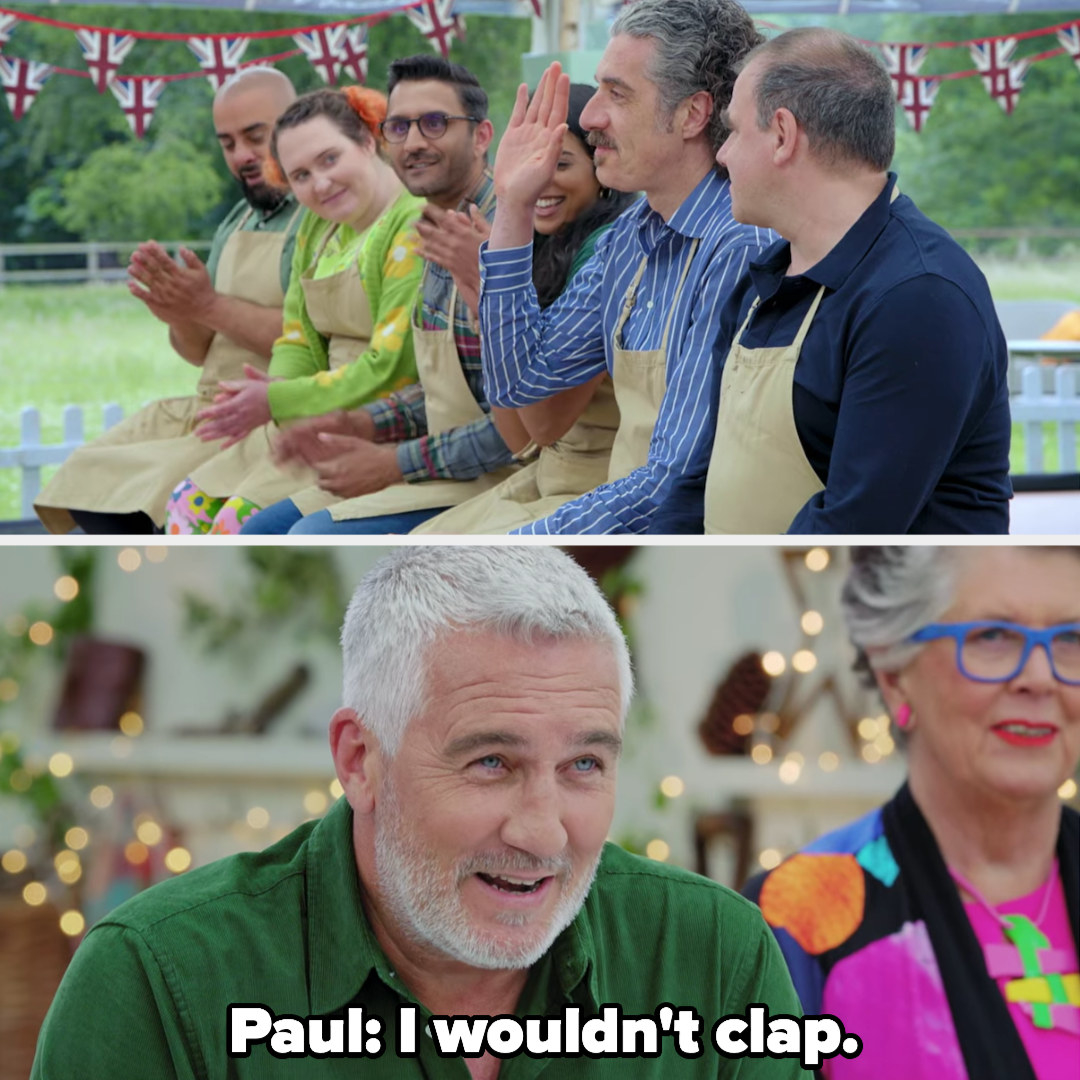 Paul says to the other bakers, I wouldn&#x27;t clap