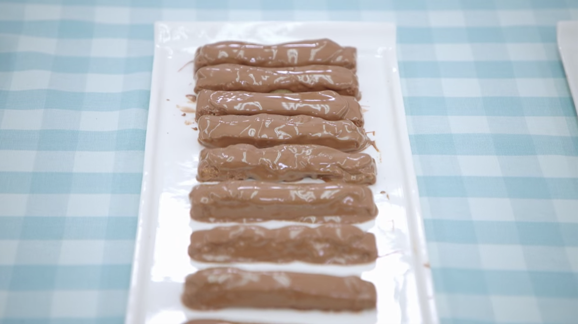 George&#x27;s messy Twix bars