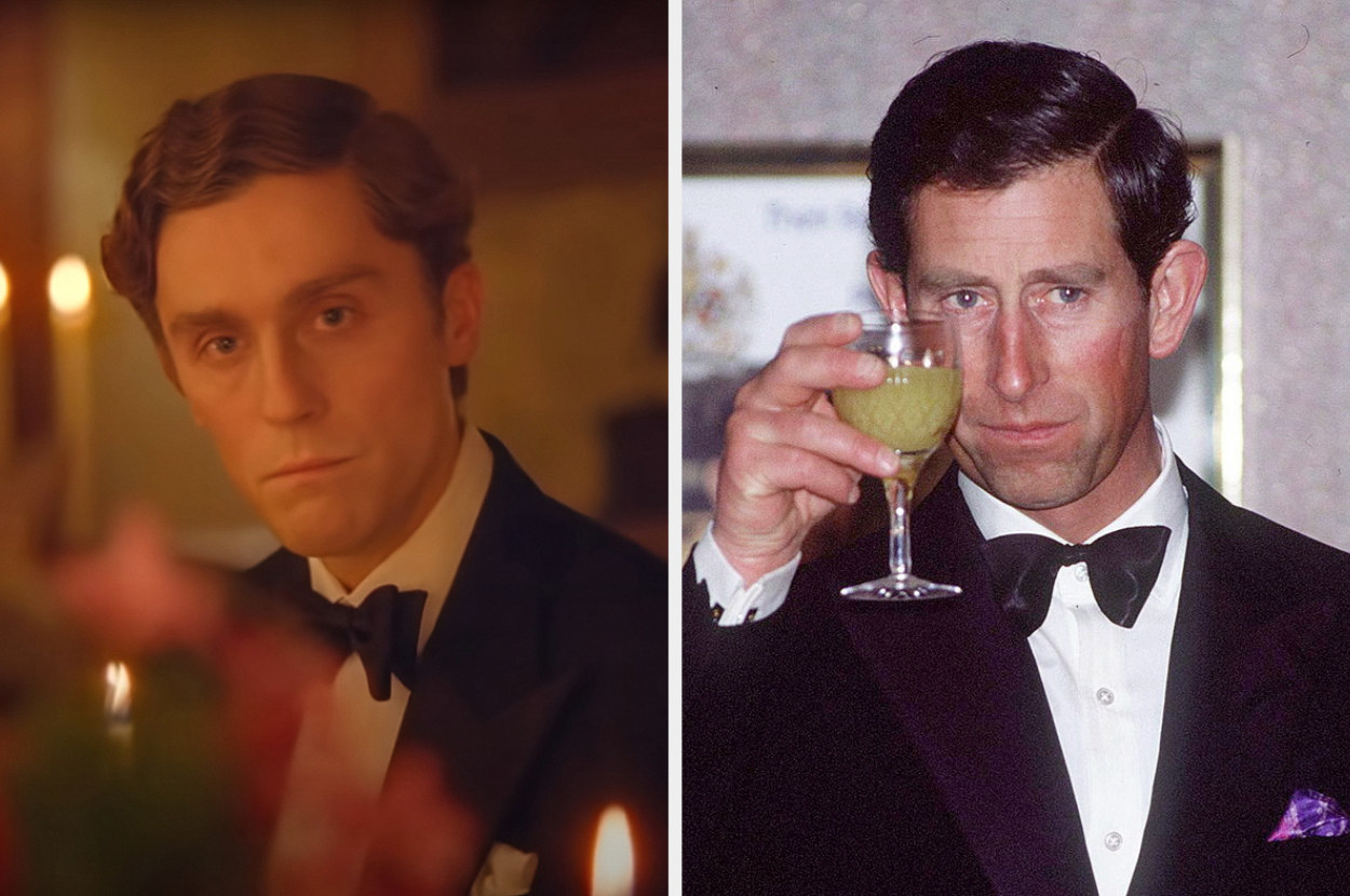 Side-by-side of Jack and Charles in a tux