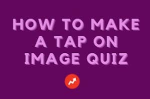 how to make a tap on image quiz
