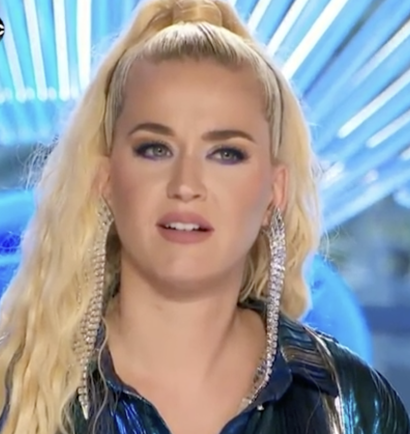 Katy Perry looking confused