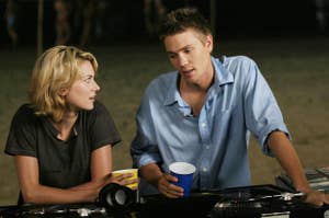 Lucas and Peyton from "One Tree Hill"