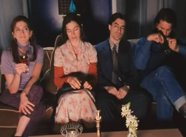 The cast of &quot;Highball&quot; on a couch