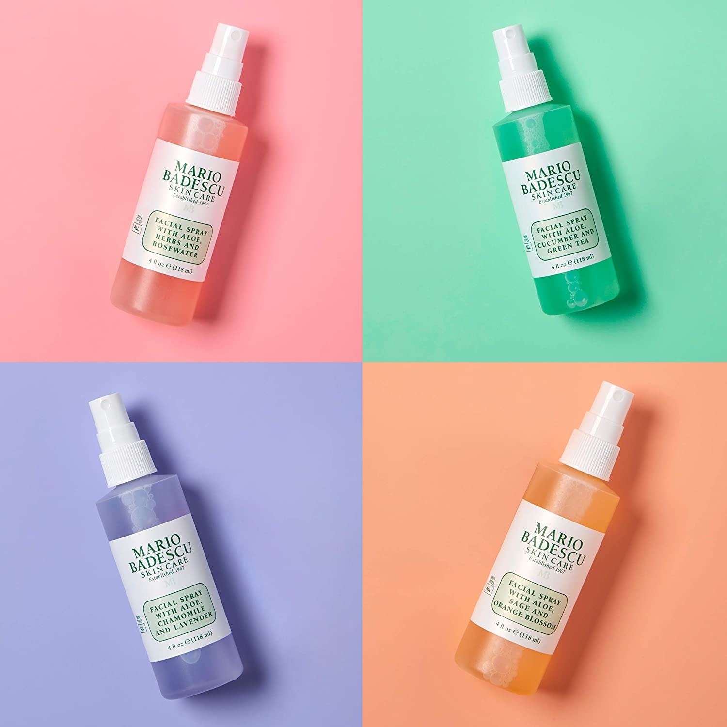 mario badescu mists in four types