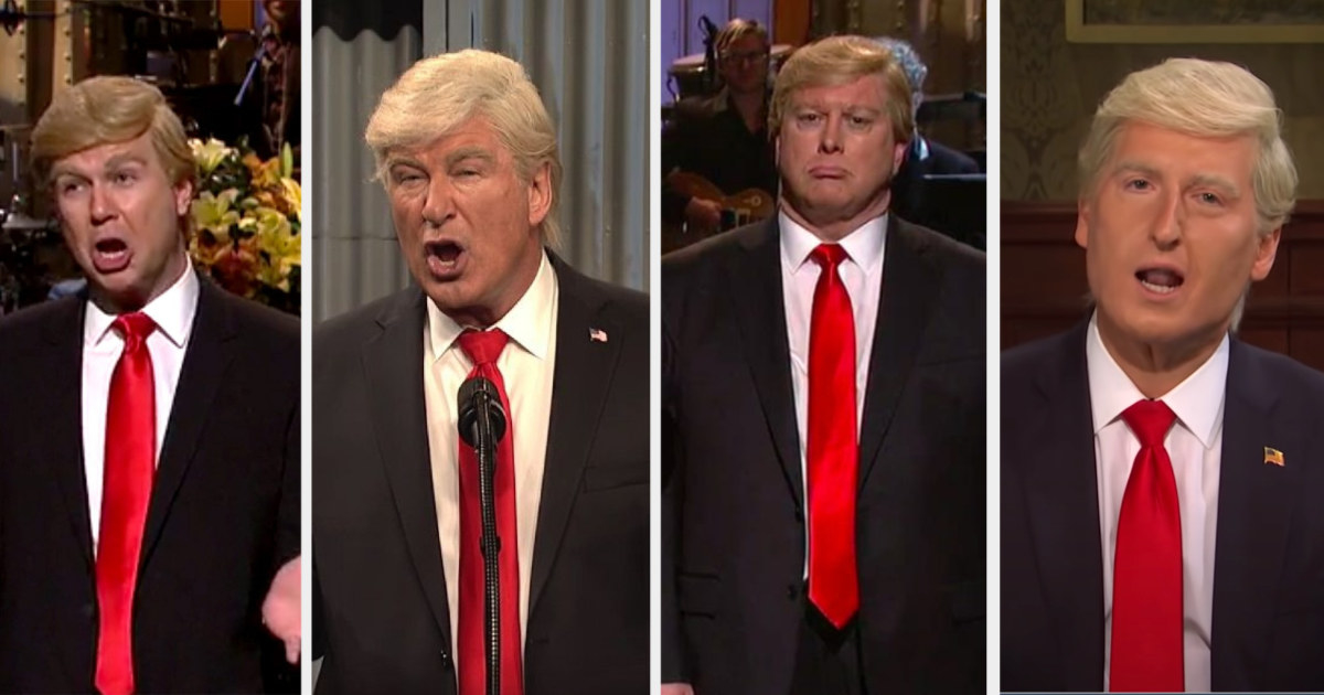 Four versions of Trump on SNL