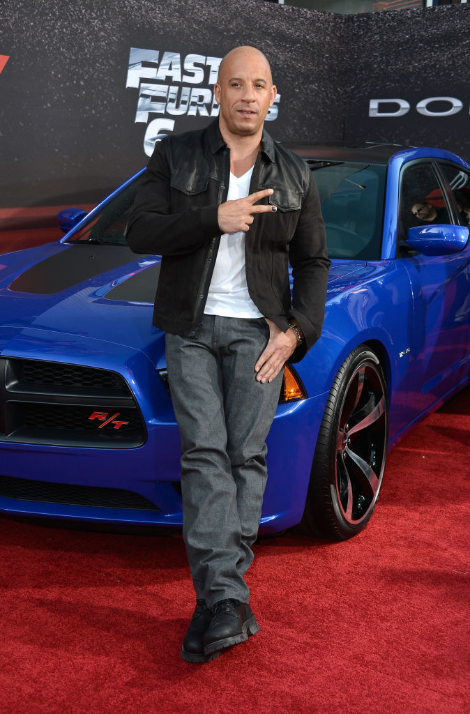 Vin Diesel arrives at the premiere of Universal Pictures&#x27; &quot;Fast &amp;amp; Furious 6&quot;