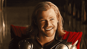 Thor winking