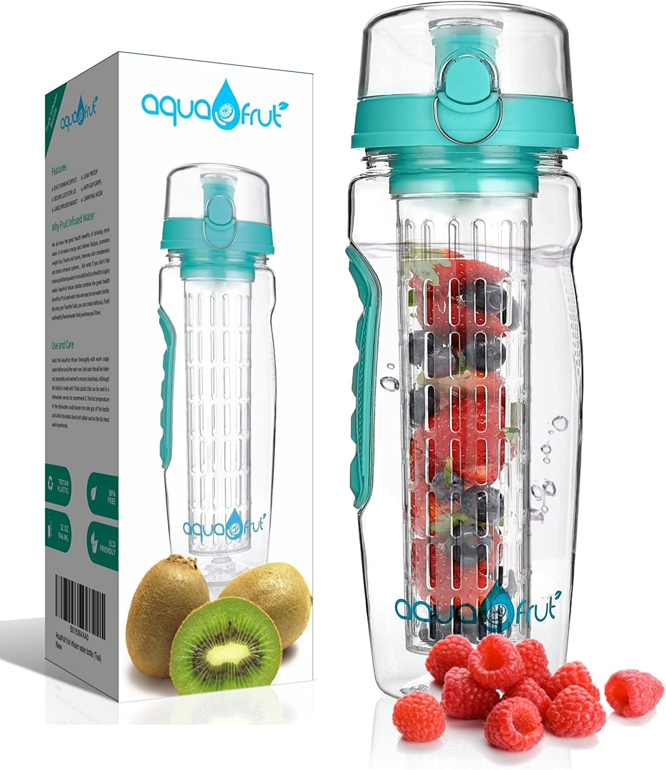 Aqua fruit-infusing bottle