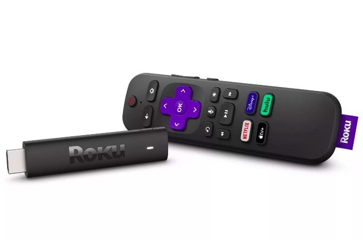 The streaming stick and remote