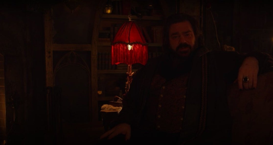 Laszlo talking to the camera in &quot;What We Do in the Shadows&quot;