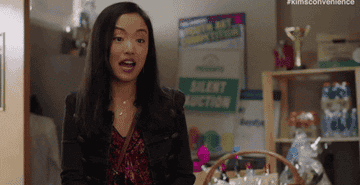 gif of janet from kim&#x27;s convenience saying i need this
