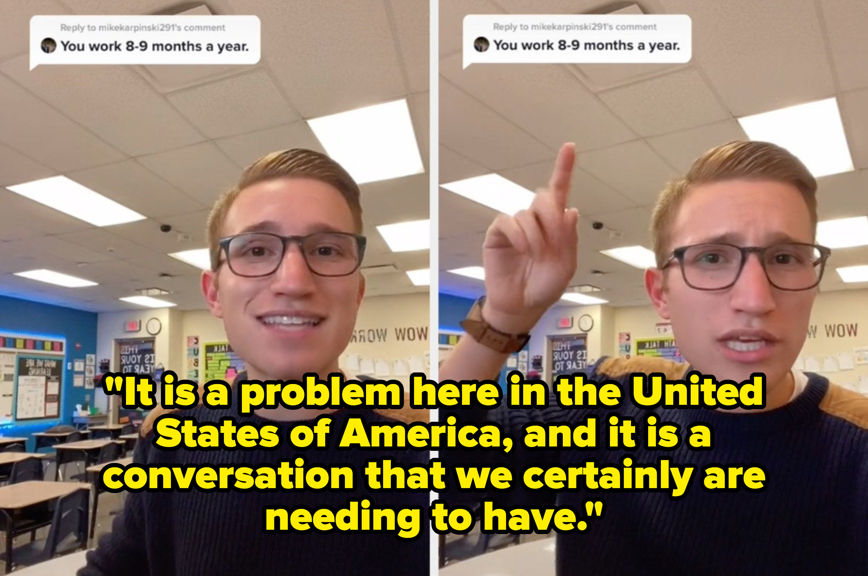Kyle concludes his TikTok video saying, &quot;It is a problem here in the United States of America, and it is a conversation that we certainly are needing to have&quot;
