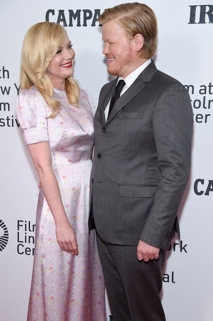 Kirsten Dunst and Jesse Plemons attend &quot;The Irishman&quot; screening during the 57th New York Film Festival