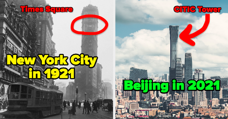 beijing skyline then now
