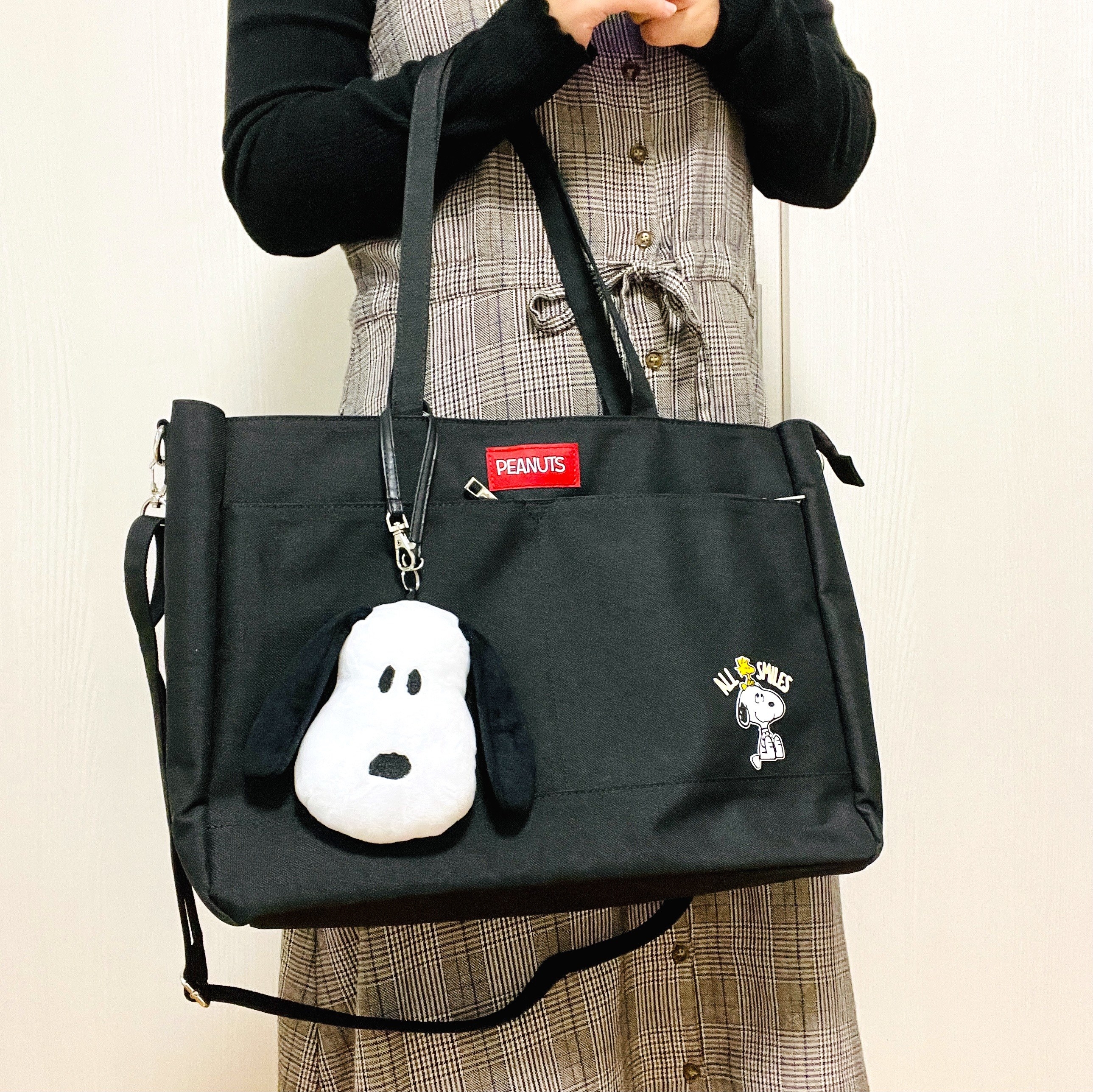 新品】バッグ スヌーピー PEANUTS しまむら - ショルダーバッグ