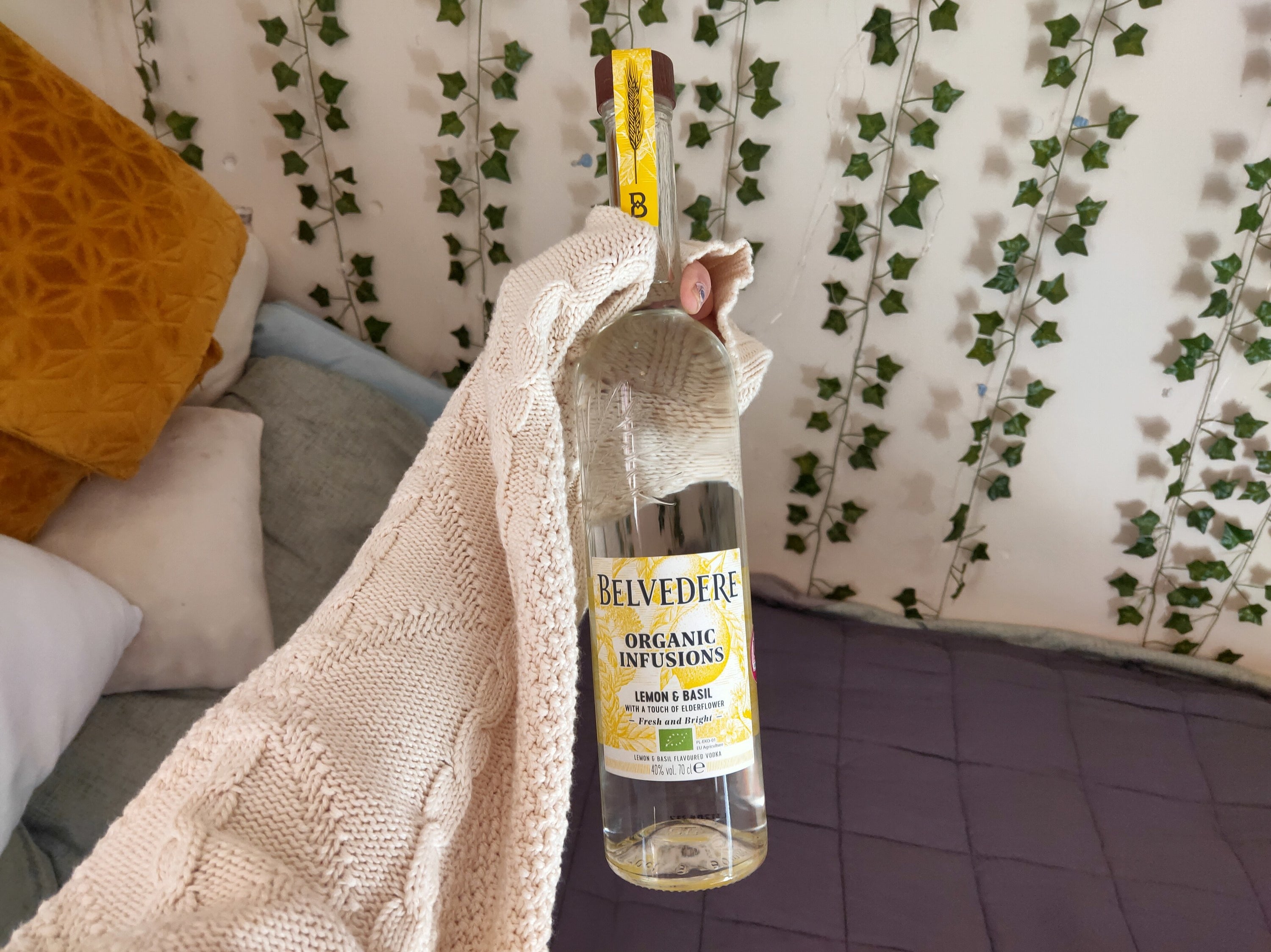 Belvedere Organic Infusions Lemon & Basil Vodka 70cl