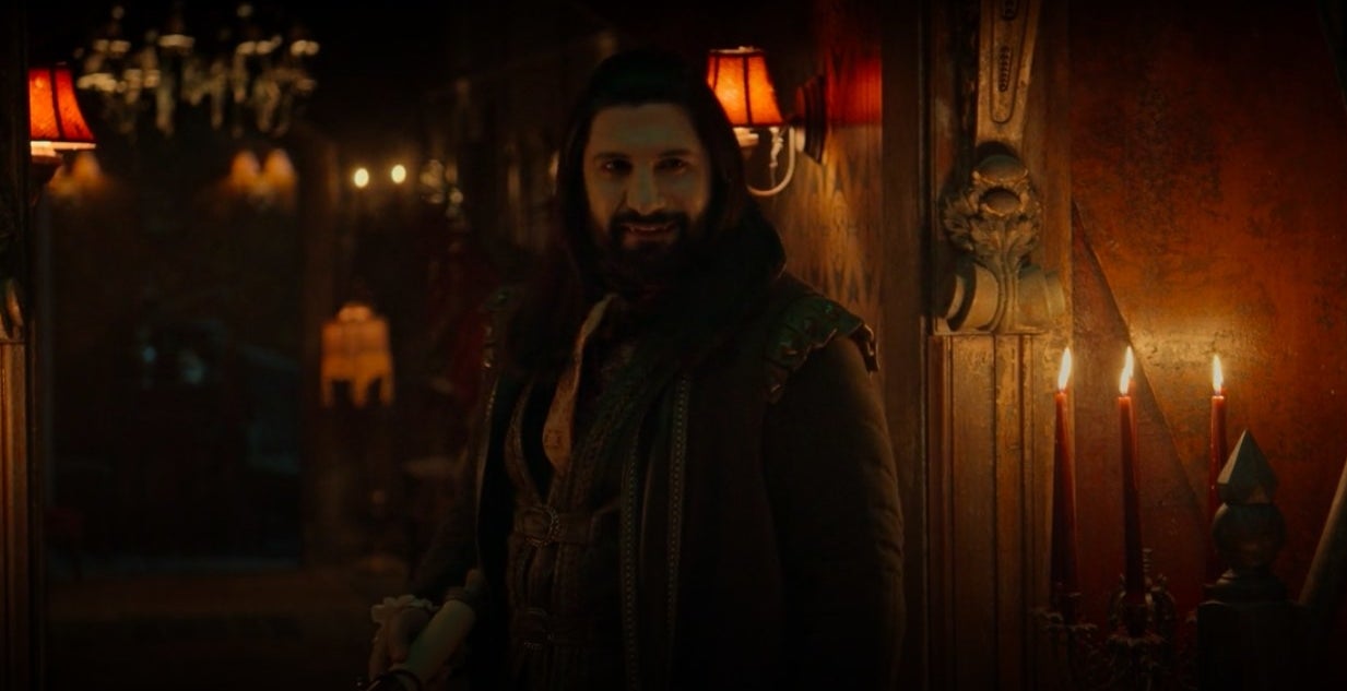 Nandor standing in the hallway of his house in &quot;What We Do in the Shadows&quot;