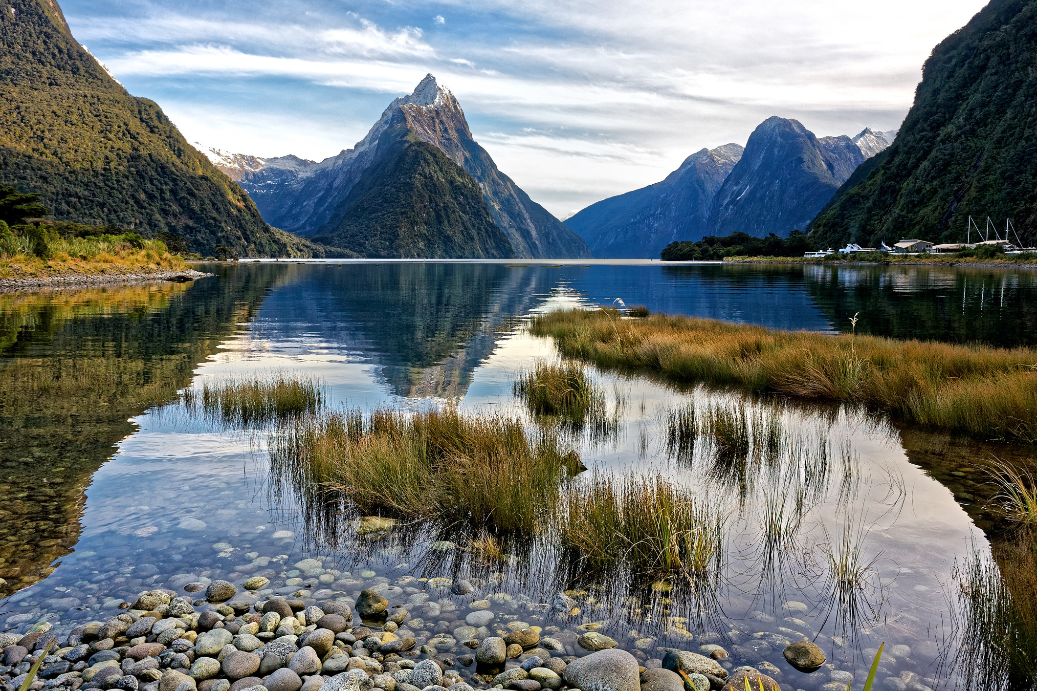 Milford Sound in New Zealand.