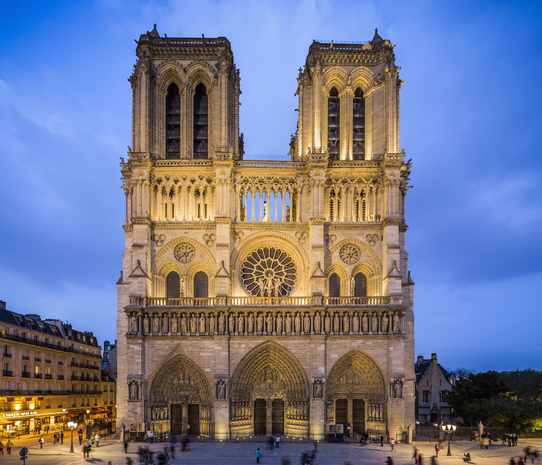 Notre Dame cathedral in Paris.