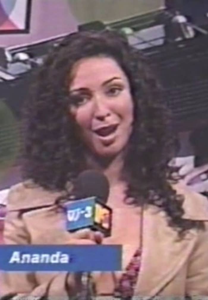 Rudolph as an MTV VJ in 2000