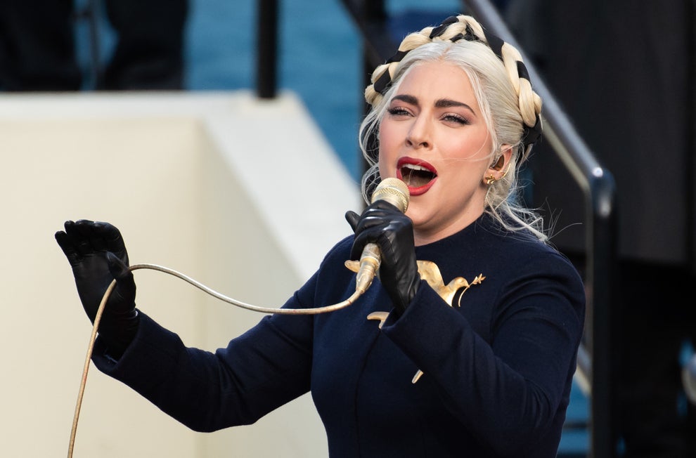 Lady Gaga Wore A "Bulletproof Dress" On Inauguration Day Lady Gaga Wore A "Bulletproof Dress" On Inauguration Day