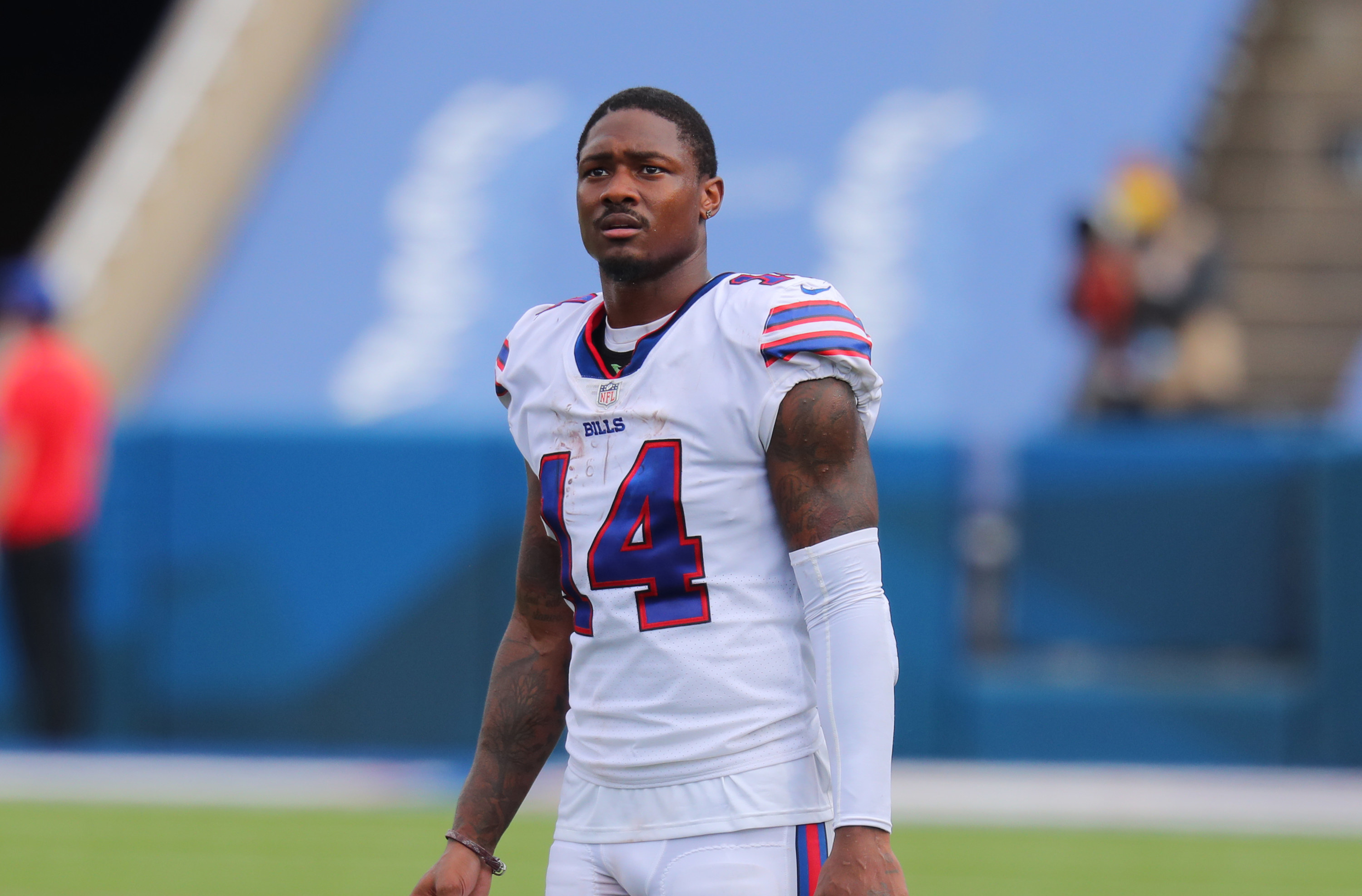 Stefon Diggs in a Buffalo Bills uniform