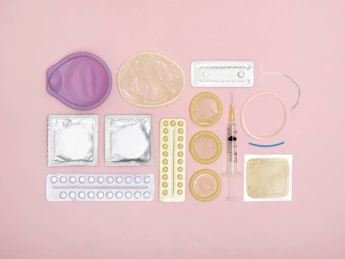 an array of types of birth control and contraception methods