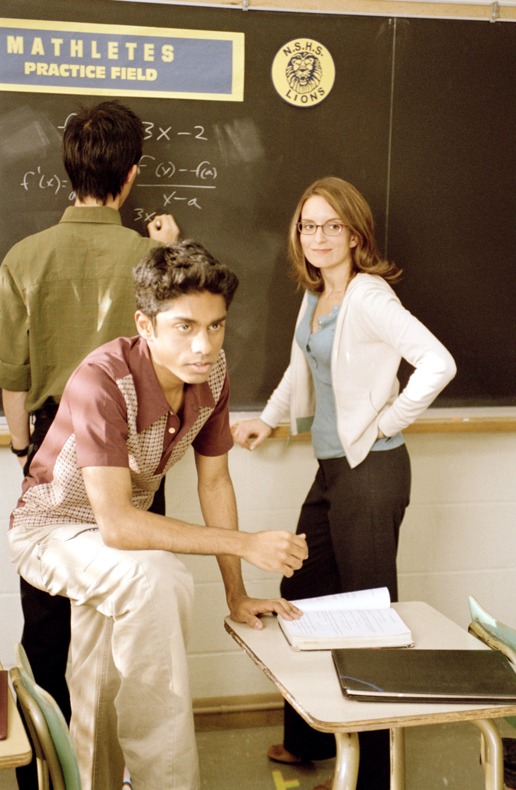 with tina fey in class