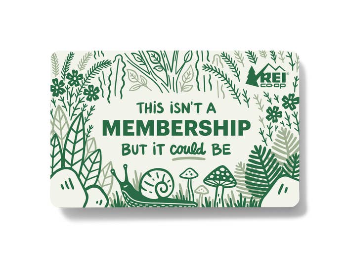 gift card toward REI membership