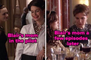 Different actor's playing Blair's mom on "Gossip Girl" throughout the series