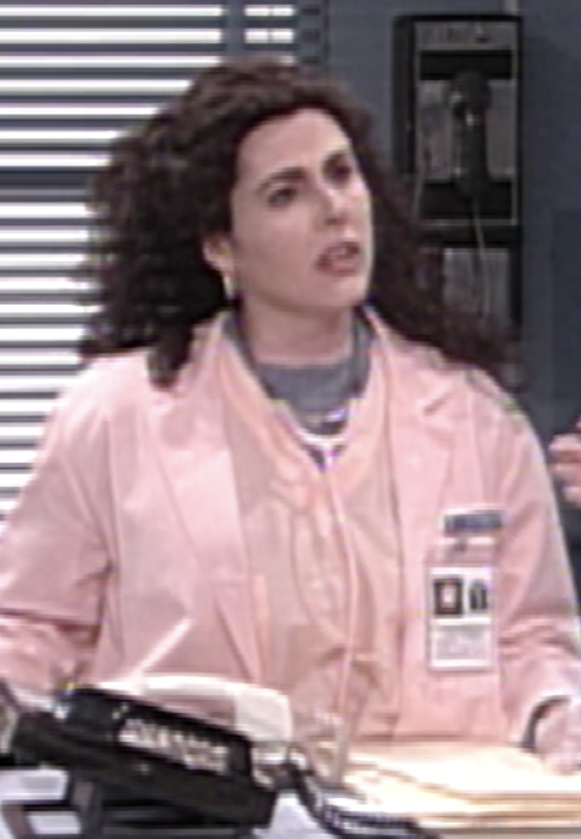 Shannon as a nurse in her first episode in 1995
