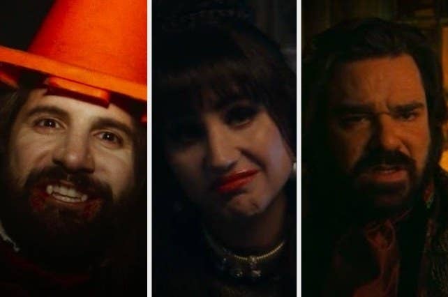 Nandor, Nadja, and Laszlo in &quot;What We Do in the Shadows&quot;