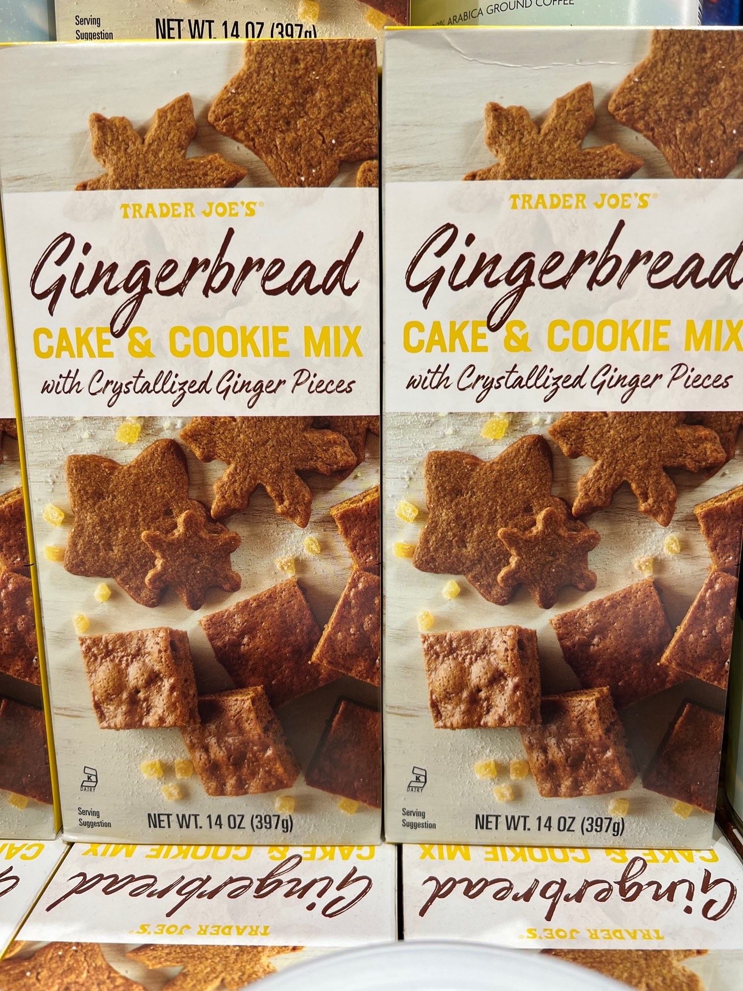 Gingerbread Cake &amp;amp; Cookie Mix With Crystallized Ginger Pieces