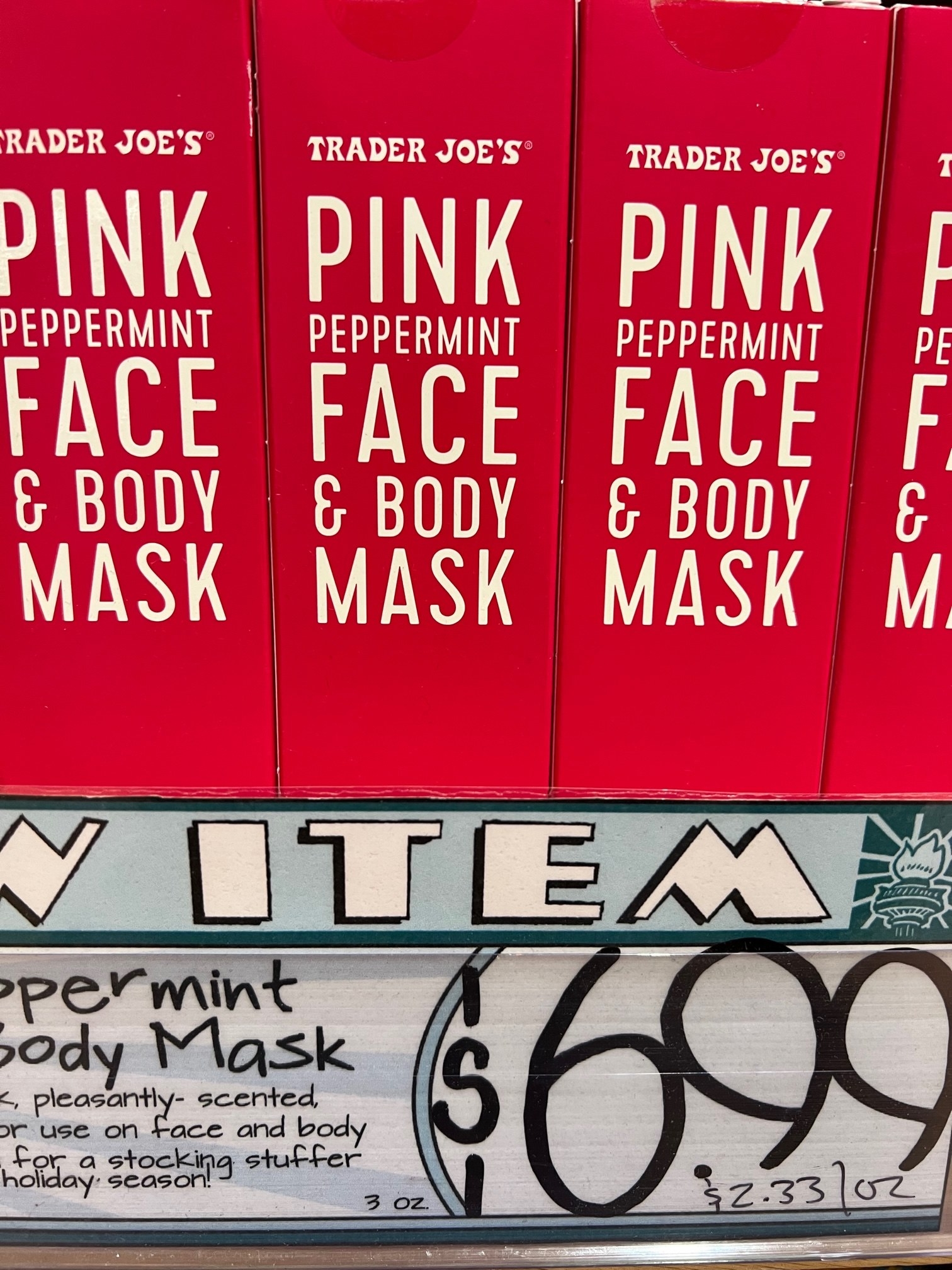 Pink Peppermint Face &amp;amp; Body Mask
