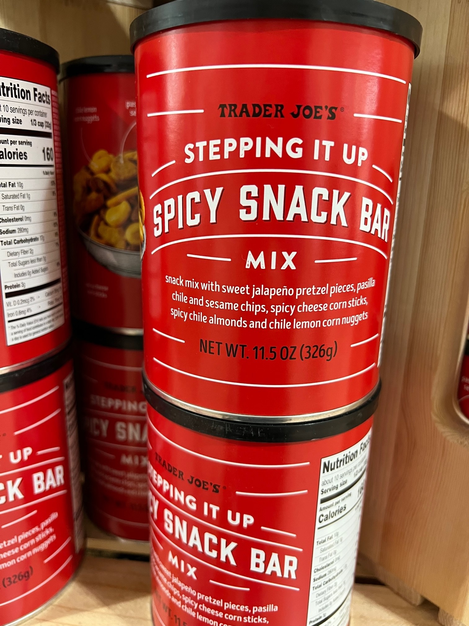 Stepping It Up Spicy Snack Bar Mix