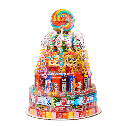 3-tier candy cake