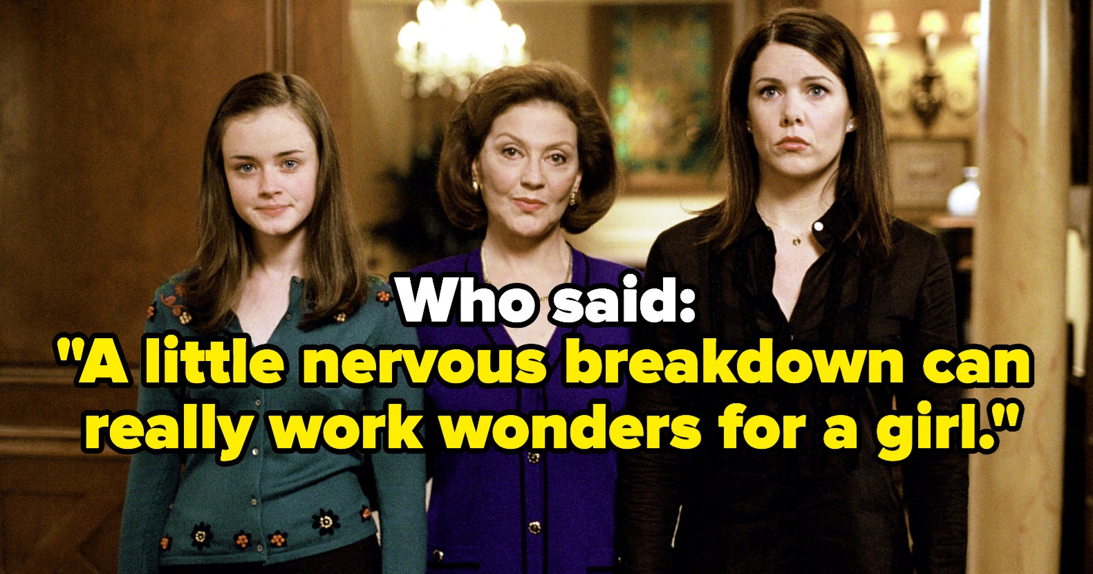 This Is An A.P. Level "Gilmore Girls" Test — Only The Most Dedicated Fans Can Match The Quotes To The Character
