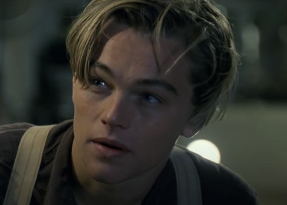 Leo in "Titanic"