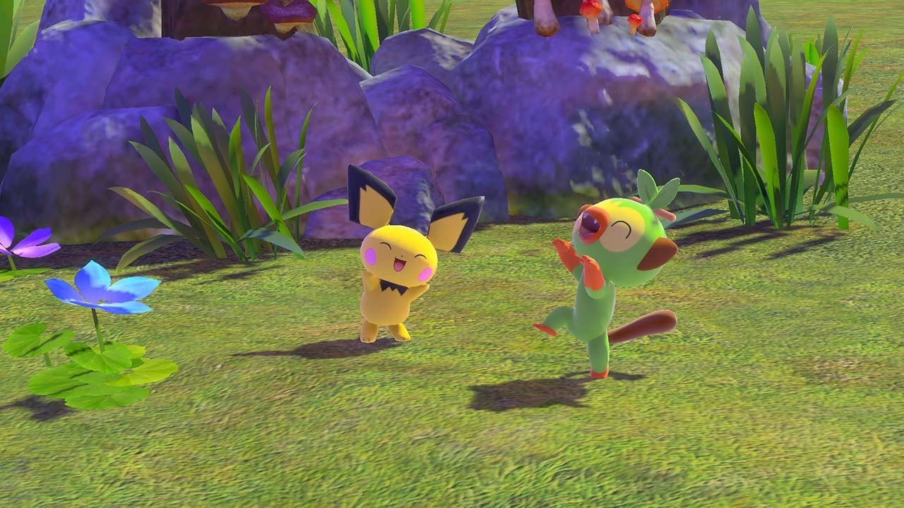 two Pokémon dance