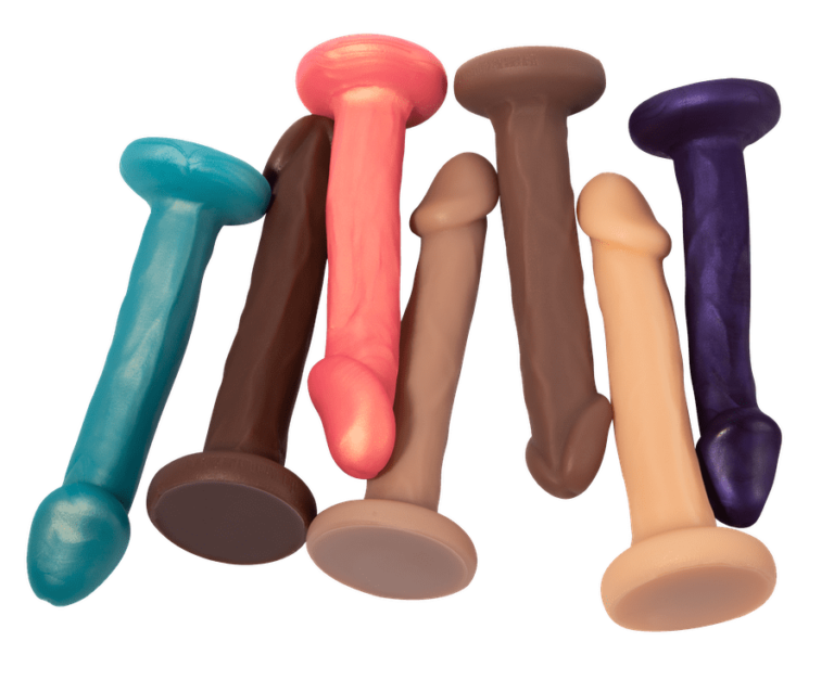 Assorted colors of Mason dildos