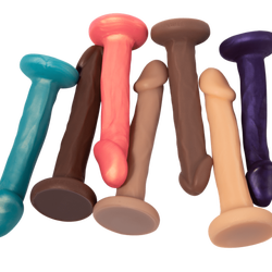 Assorted colors of Mason dildos