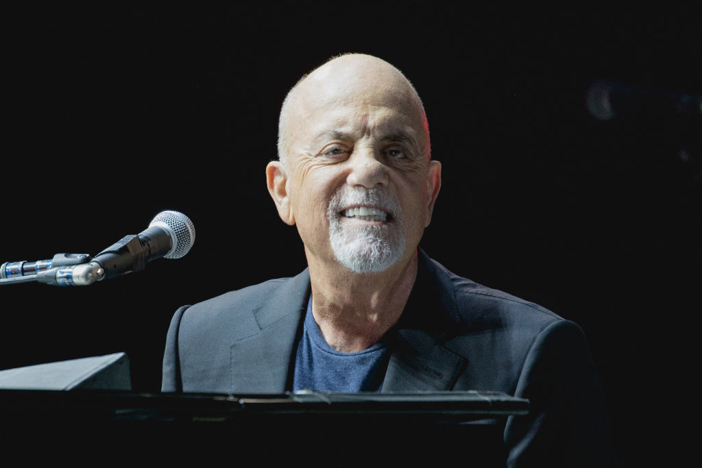 Singer-songwriter Billy Joel performs on the Germania Insurance Super Stage